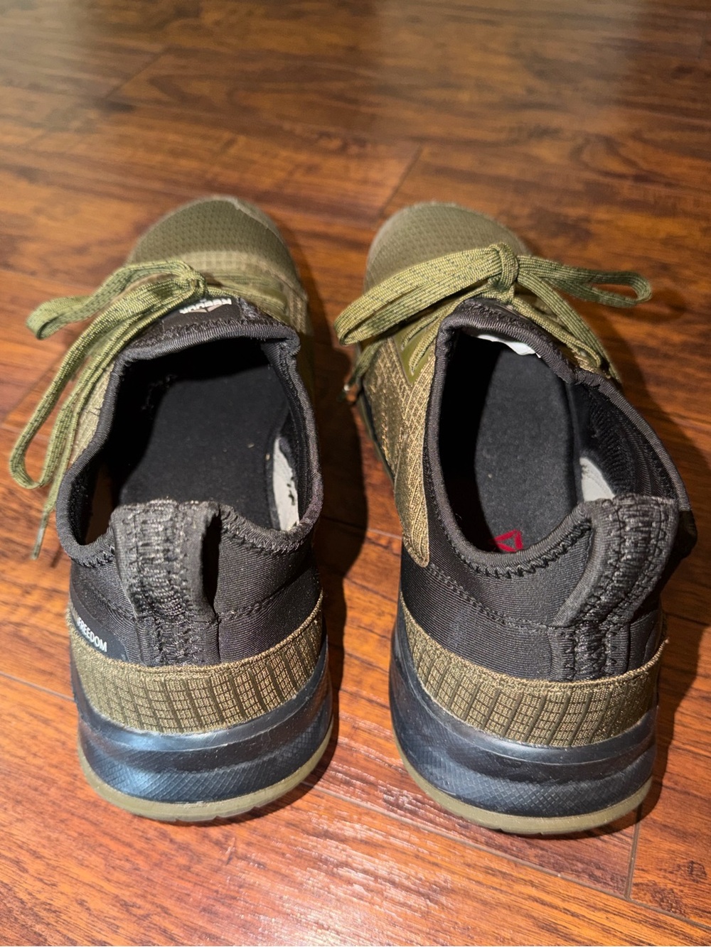 Reebok all-terrain freedom men’s olive green black memory tech trail shoes 11.5 - Picture 5 of 15